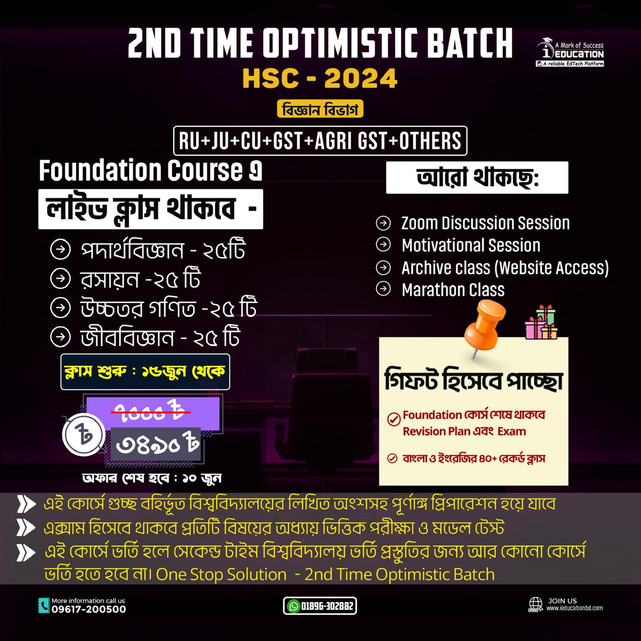 2nd Time Optimistic || A Unit || HSC - 24